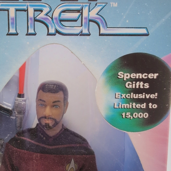 Star Trek Commander William Riker Action Figure Spencer's Numbered Edition 00647 - Picture 8 of 9